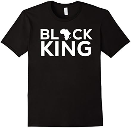 Mens BLACK KING AFRICA - PRIDE  BLACK POWER PANTHERS LIVES MATTER Large Black