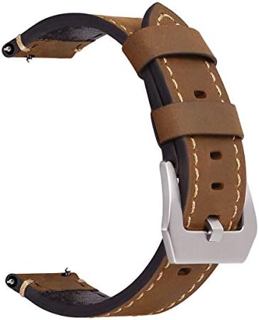 Adebena Quick Release Watch Bands (22mm or 24mm) - Handmade Crazy Horse Vintage Replacement Watch Band Strap