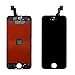 iPhone SE Screen Replacement Black - YPLANG LCD Touch Screen Digitizer Replacement Repair Kit with Completed Tools and Tempered Glass Screen Protector for iPhone SE/5S 4 inch Black