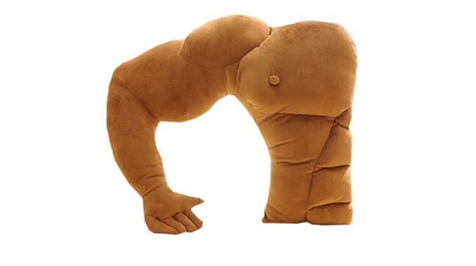 FPBS Lustig Boyfriend-Kissen Freund-Kissen Muskel Kuschelkissen Seitenschläferkissen Schlafkissen Freundinnen Geschenke Gebur