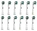 Flossaction Replacement Brush Heads- Professional Floss Action Braun Electric Toothbrush Head 12 Pack- Compatible w/ 7000, Pro 1000, 9600, 500, 3000, 8000, Vitality+ More! 