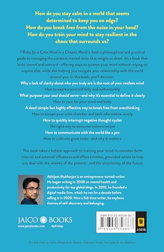 7 Rules for a Calm Mind in a Chaotic World: How to Stay Calm in a World Designed to Make You Anxious 1