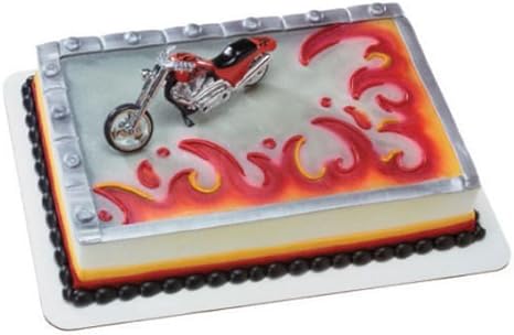 Amazon Com Cakedrake Motorcycle Harley Davidson Blue Silver