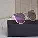 ASLNsong Women's Big Oversized Celibrity Love Punch Cat Eye Sunglasses MJ107