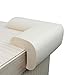 Elf Star 12 Pcs Extra Thick Premium High Density Furniture Table Edge & Corner Guard Baby Proofing Bumper Protector - Jumbo Size Value Pack Off White