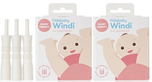 Windi The Gaspasser 20 Count/Pack of 2 - The All-Natural Solution for Baby Colic and Gas Relief by Fridababy