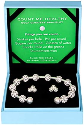 Golf Goddess Stroke/Score Counter Bracelet Gift Set