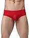 YATEEN Mens Traceless Underwear Ice Silk Briefs 4-pack Mixed Color 1