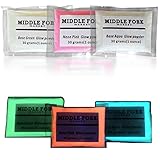 3 Pack - Glow in The Dark Pigment Powder for Slime Kits 90 Grams (3 oz) Slime Supplies Set; add Powder to Epoxy, Art Resin, Glow in The Dark Glue Or Nail Polish, Party Supplies, Kids Slime Making Kit