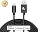 [Apple MFI Certified] 10ft Lightning Cable, iPhone Charger, Most Toughest and Durable 8pin Charging Cord Made for iPhone, iPad, and iPod (Black)