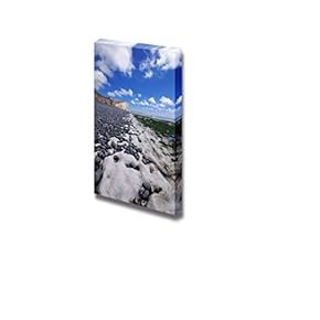 Canvas Prints Wall Art - Beautiful Beach Scenery in Eastbourne, England | Modern Wall Decor/Home Art Stretched Gallery Canvas Wraps Giclee Print & Ready to Hang - 24" x 36"