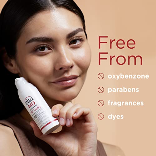 EltaMD UV Daily Tinted Sunscreen with Zinc Oxide, SPF 40 Face Sunscreen Moisturizer, Helps