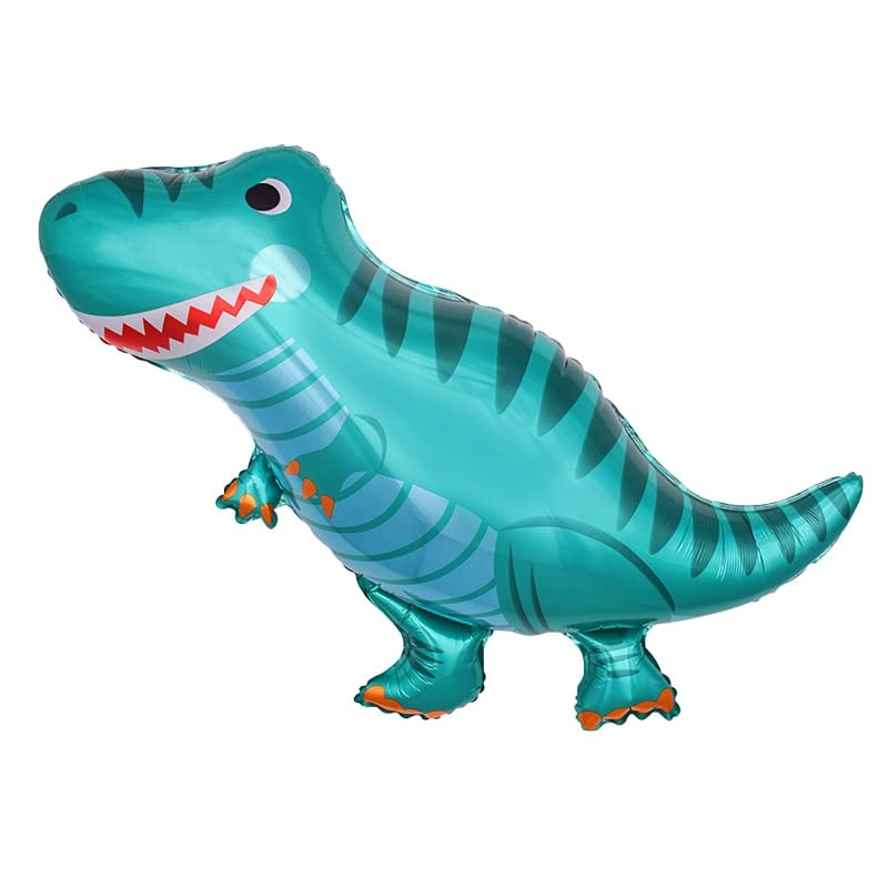 Friendly Emerald Dinosaur Foil Balloon, 95cm (2 pack)