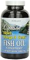 Carlson Labs Super Omega-3 Gems, Fish Oil Concentrate, 1000mg