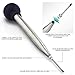 Steel Turkey Baster & Barbecue Basting Brush, with Flavor Injector and Cleaning Brush - By MiiKO