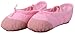 LONSOEN Ballet Slipper Shoes Split-Sole Dance Flat for Girls (Toddler/Little Kid/Big Kid), SHC551 Pink CN24