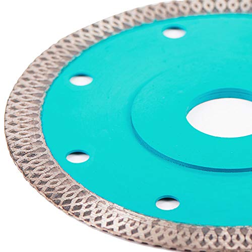Peakit Dry Wet Tile Saw Blade 4 inch Porcelain Tile Cutter Ceramic Diamond Cutting Disc Mesh Rim Grinder Blade Wheel