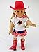 Red Ranch Cowgirl Outfit | Fits 18