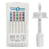 Prime Screen [5 Pack] 10 Panel Oral Saliva Test Kit (AMP, BUP, BZO, COC, MET, MTD, OPI, OXY, PCP, THC) - ODOA-2106