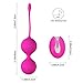 Kegel Exercise Weights Ben Wa Ball With Remote Control Mini Rechargeable Waterproof Massager Doctor Recommended for Women Vaginal Bladder Control Pelvic Floor PC Muscle Strengthen