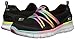 Skechers Sport Women's Scene Stealer Fashion Sneaker, Black/Multi, 6 M US