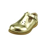 The Doll Maker Upper Cut Out T Strap Flat