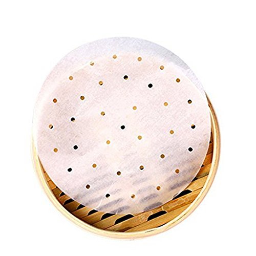 Click Here to See More Images SKÖN Air Fryer & Steamer Liner (100-Pack, 9-Inch)