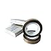 PTFE Coated Fabric Teflon Tape Adhesive Tape High Temperature Vacuum Machine Packing Tape Made by Saint Gobain SG25 03 Width 1/2 Inch Pack of 2