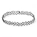 SILYHEART 9PCS Women Girls Fashion Elastic Choker Classic Necklace Set Tattoo Lace Adjustable Collars