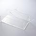 MUJI Clear Acrylic Bathroom Facial Tissue Dispenser Box Storage Case Cover Container / Decorative Napkin Holder