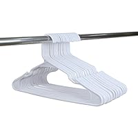 SMART ONYE Pack of 50 Best Standard Premium Plastic Hangers -White