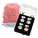 Magic Earring Backs - Our Lifts Will Do Wonders for Your Lobes! 2 Pairs of Adjustable Hypoallergenic Lifters (Sterling Silver & 18K Gold Plated) - Jewelry Pouch & Jewelry Polishing Cloths Included!