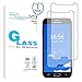 KATIN [2-Pack] For Samsung Galaxy J3 2017, J3 Emerge, J3 Prime, J3 Eclipse, J3 Mission, J3 Luna Pro Tempered Glass Screen Protector No-Bubble, 9H Hardness, Easy to Install