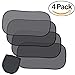 EveShine Car Window Shade for Side and Rear Window - XL - (4 Pack) - Extra Large 22