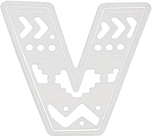 OYSOHE Die Cuts, Happy Birthday Letter Cutting Die Embossing Stencil for Card Handcraft Decor - Silver