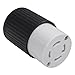Saihisday L14-30R 30 Amps 125/250V 4 Prong Generator Twist Locking Plug Connector Female Receptacle