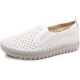 Glolily Elle Perf Women's Comfort Sneakers - Orthotic Lightweight & Flexible Walking Shoes with Arch Support, Comfortable Casual Fashion Shoes for Women