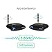 PAKITE PAT-635 5.8 GHz 24 Channels SD Wireless AV Sender, 656 FT Audio Video Transmitter & Receiver, Wireless RCA Extender, Stream from CCTV, VCR, DVD Player STB to SD TV, Black