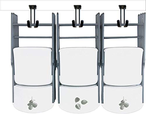 FRMSAET Ceiling Mounted Storage Rack Heavy Duty Metal Overhead Garage Storage Rack Tools Holder Hanger Garage Bracket Wall Organization Storage Shelf System-Easy to Install (Small, 1 Pack)