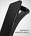 Ringke Onyx Compatible with LG G7 ThinQ Case Brushed Metal Design Flexible & Slim Dynamic Stroked Line Pattern Durable Anti Slip Shock Absorbent Cover for G7 Thin Q - Black