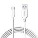 USB C Charger, Anker Powerline USB C to USB 3.0 Cable (6ft) with 56k Ohm Pull-up Resistor for Samsung Galaxy Note 8, S8, S8+, S9, S10, iPad Pro 2018, MacBook, Sony XZ, LG V20 G5 G6, HTC 10 and More