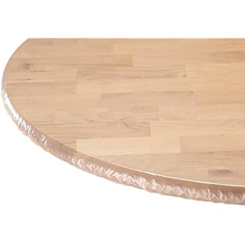 tablecloth vinyl clear round table fitted duty heavy elasticized tables tablecloths protector linen protecting fine yourtablecloth elastic inch plastic covers
