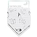 aden by aden + anais Bandana Bib, 100% Cotton Muslin, Soft Absorbent 3 Layers, Adjustable, 8.5” X 16”, 2 Pack, Trotting Fox