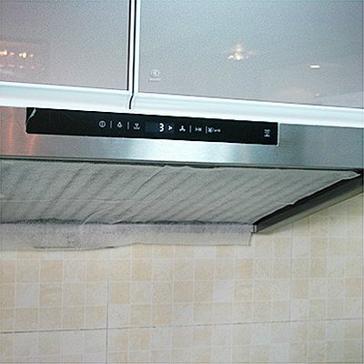 CHEN XIAOHUAKitchen Exhaust Fan Oil Smoke Dust Air Filter with Magic Tape (White,45x60cm)