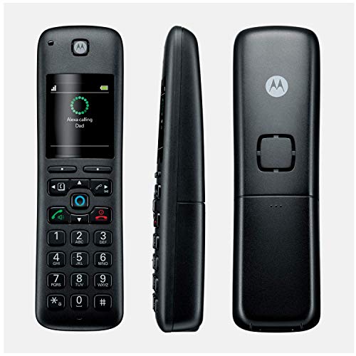 Motorola AXH01 DECT 6.0 Smart Cordless Phone and Answering Machine with