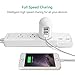 Compact USB Wall Charger with USB Port for iPhone 7/7 Plus/6s/6s Plus, iPad Pro/Air 2/mini 3/mini 4, Samsung Note 4, and More, White