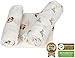 Amazrock Baby Muslin Swaddle Blanket - Soft 100% Cotton | 2 Large Baby Swaddle Blankets for Quality Comfort & Sleep | Receiving & Swaddling Blankets (Playful Chocolate-Green (100% Cotton))