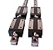 Hezukyp CNC Set 15-500mm 2X Linear Guideway Rail 4X Square Type Carriage Bearing Block