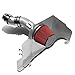 For Ford Mustang Silver Coated Aluminum Air Intake Pipe+Red Filter - V6