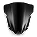 Black Double Bubble Windshields for Yamaha YZF R6 2008 2009 2010 2011 2012 2013 2014 2015 2016